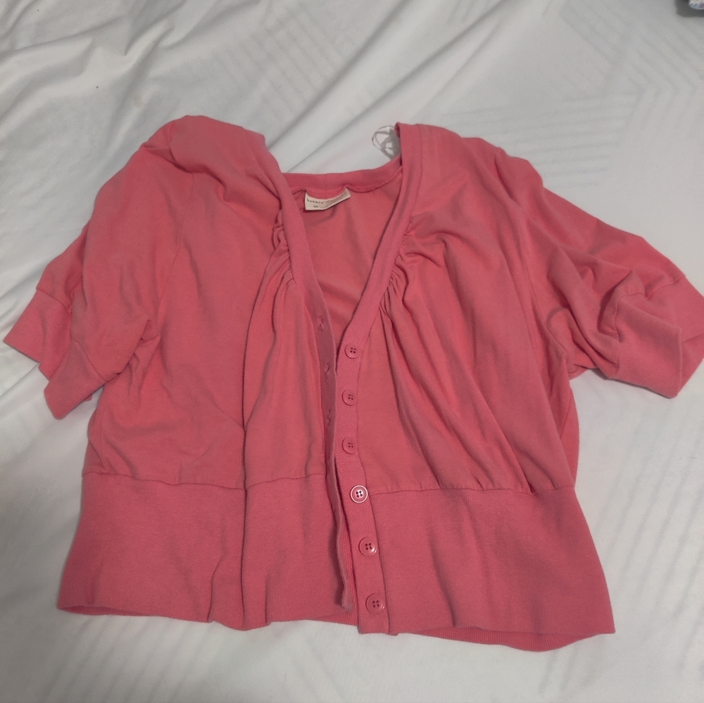 Short sweater pink